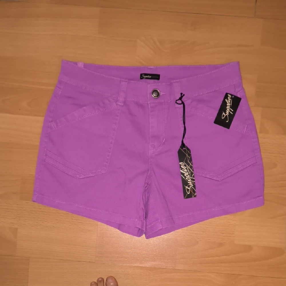 NWT Supplies | Purple High Waist Women's Shorts